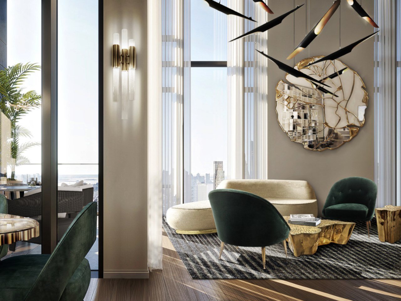 Coltrane Pipe Pendant Lights - Industrial Style Hanging Light Fixture for Kitchen Island, Dining Room & Bar Decor