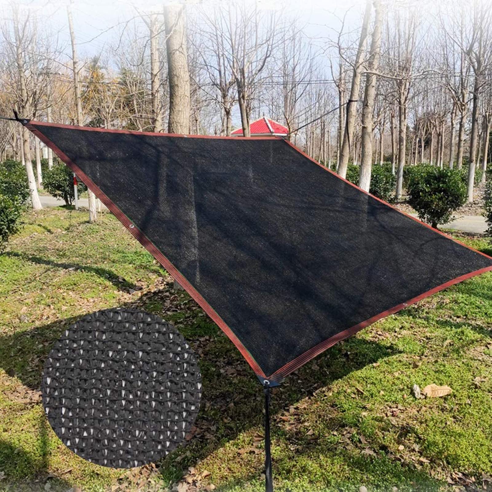 16x23 ft 70% Sunblock Shade Cloth - UV Resistant Garden Mesh Tarp for Plant Cover, Greenhouse, Barn & Kennel Protection - Ideal for Flowers, Vegetables & Outdoor Plants - Perfect for Patio, Backyard and Gardening Use