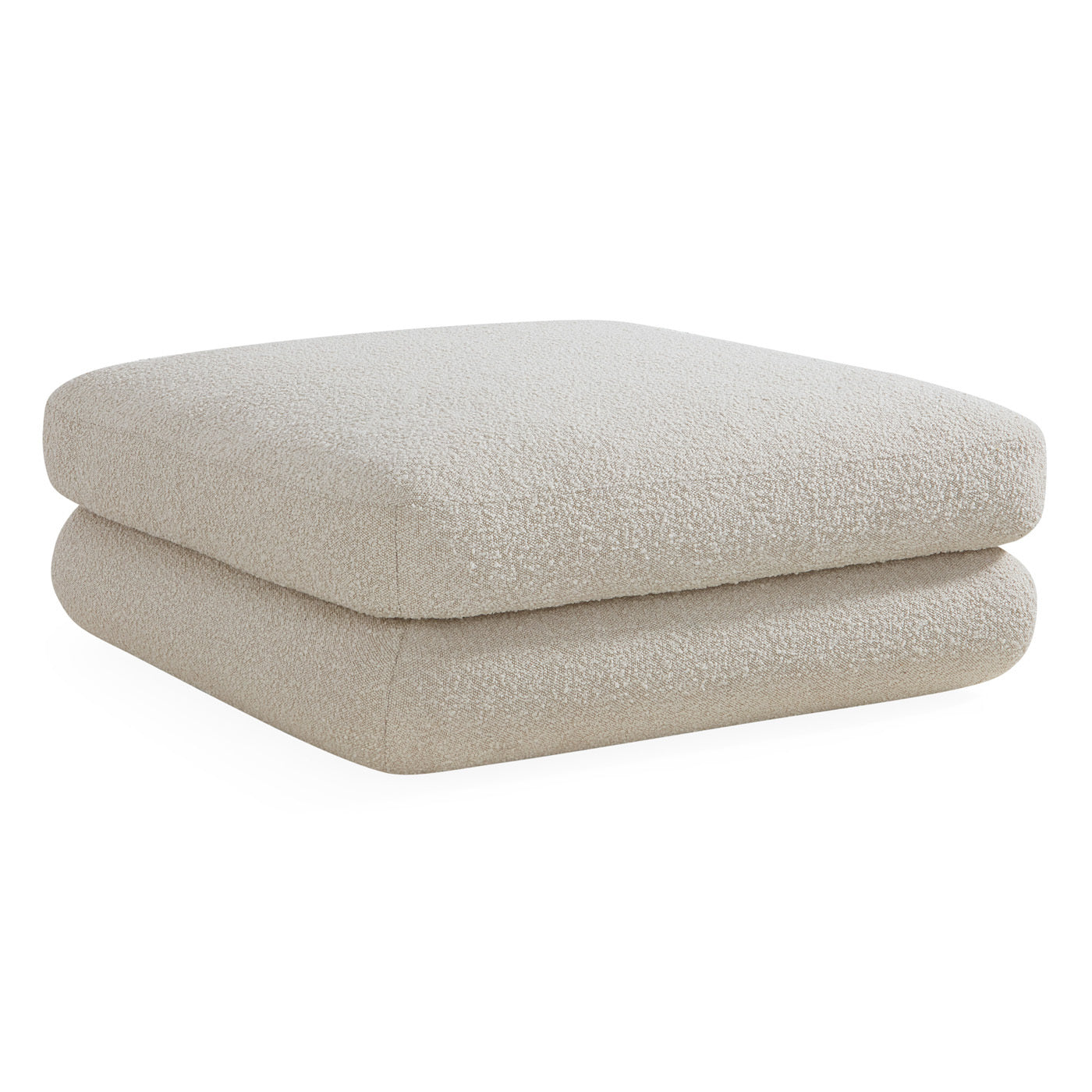 Modern Pompidou Ottoman with Storage - Stylish Footstool & Coffee Table for Living Room, Bedroom & Office - Perfect for Relaxing, Extra Seating & Home Decor