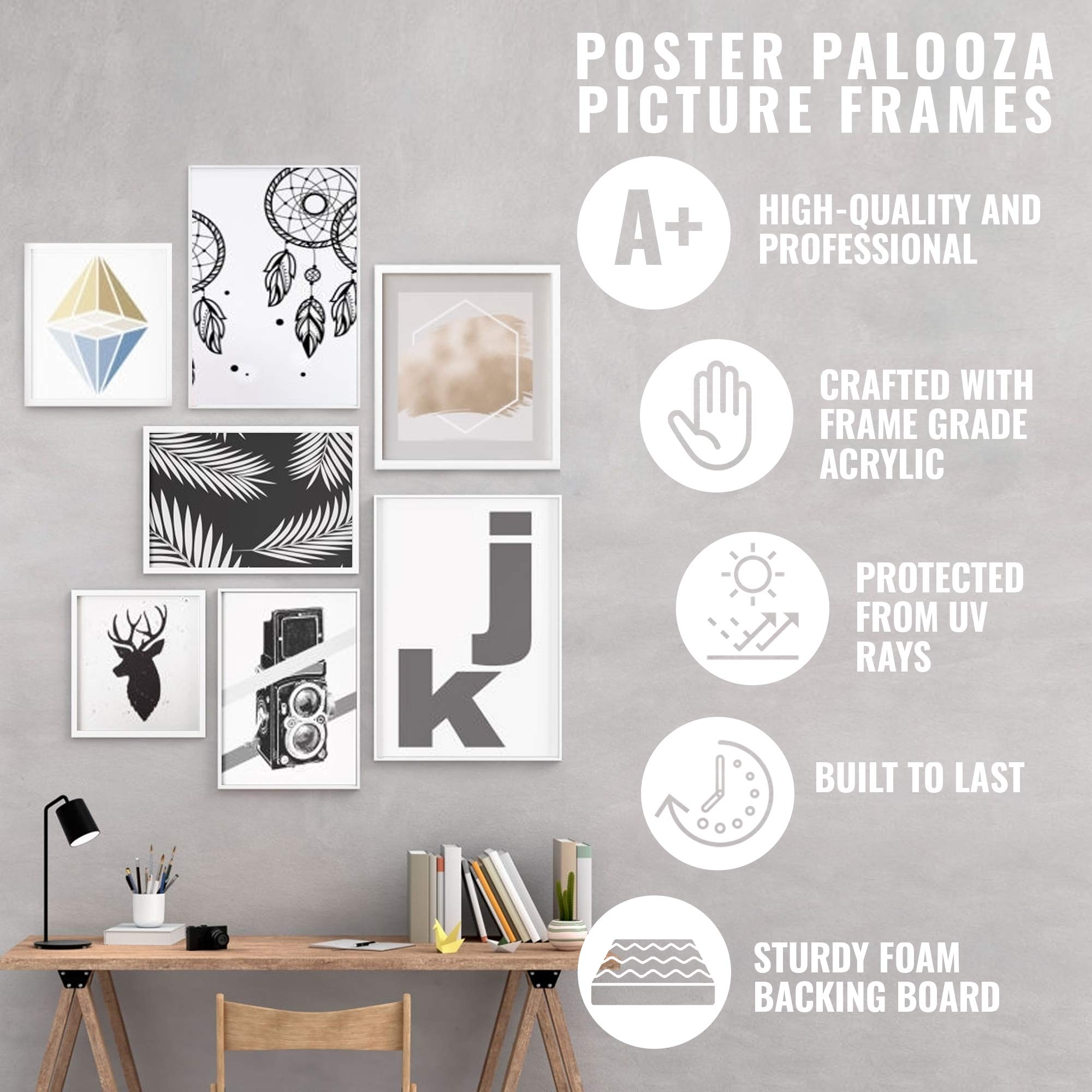 16x20 Inch Acid-Free Yellow Precut Mat Board for 11x14 Photos - Bevel Cut Picture Mat for 16x20 Frames - Perfect for Displaying Art, Photos & Certificates in Home, Office or Gallery Settings
