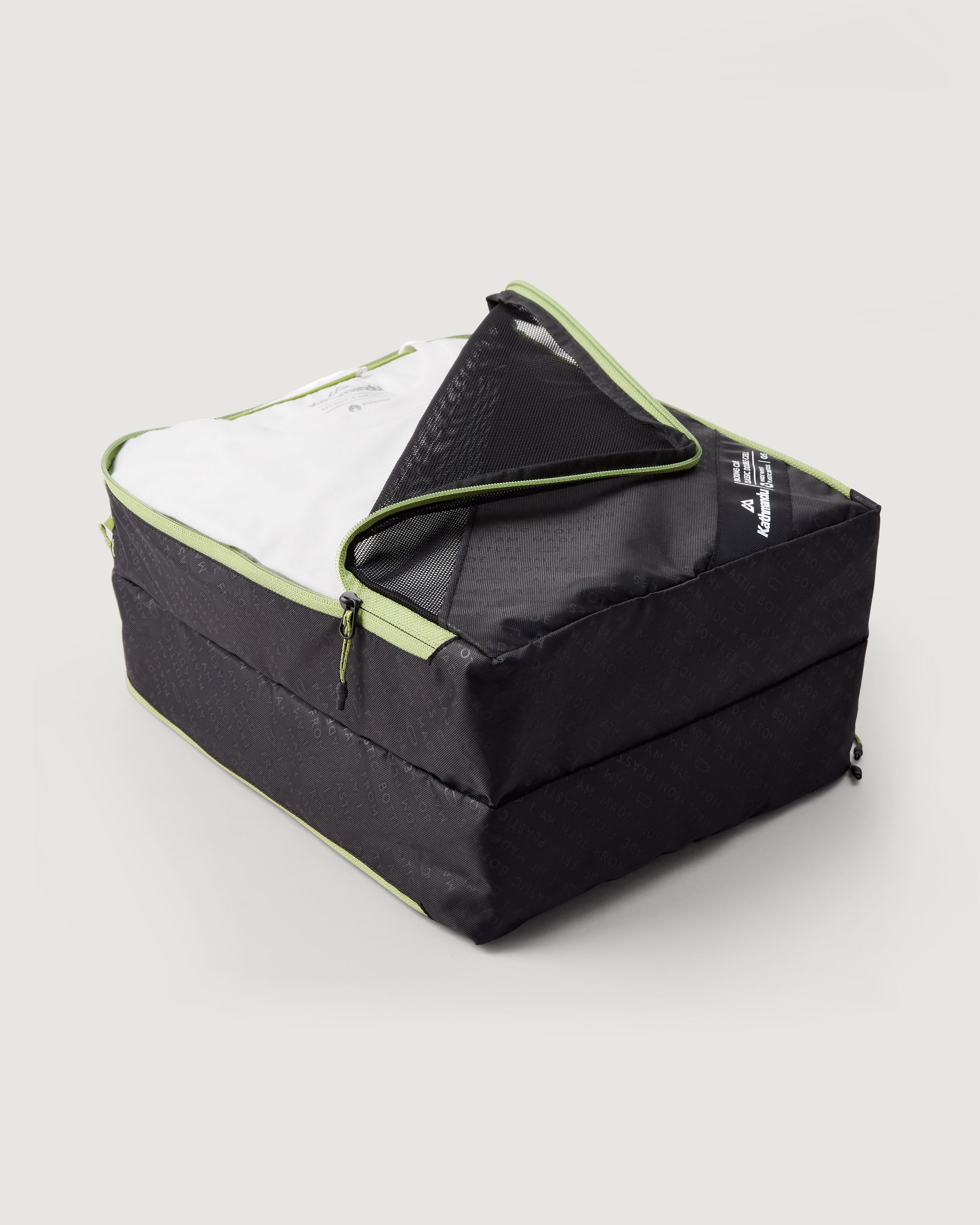 Premium Packing Cubes for Travel - Classic Double Cell Organizer (Black) - Perfect for Suitcases, Backpacks & Carry-On Luggage