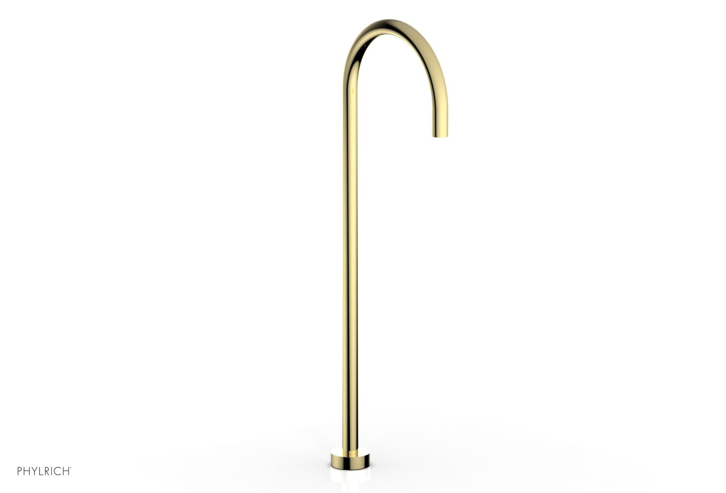 BASIC II Floor Mount Spout 230 52 - Durable Stainless Steel Faucet for Kitchen, Bathroom & Utility Sink - Perfect for Home, RV & Commercial Use