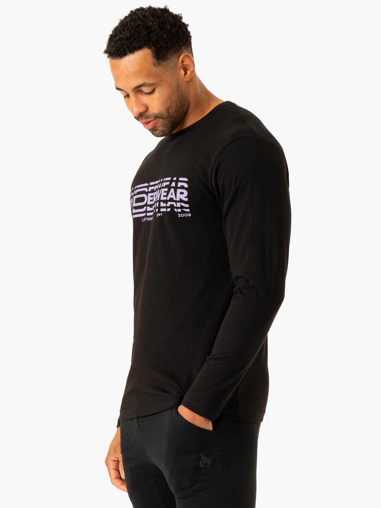 Stylish Black Graphic Long Sleeve T-Shirt for Men & Women - Perfect for Casual Wear, Street Fashion & Everyday Outfits
