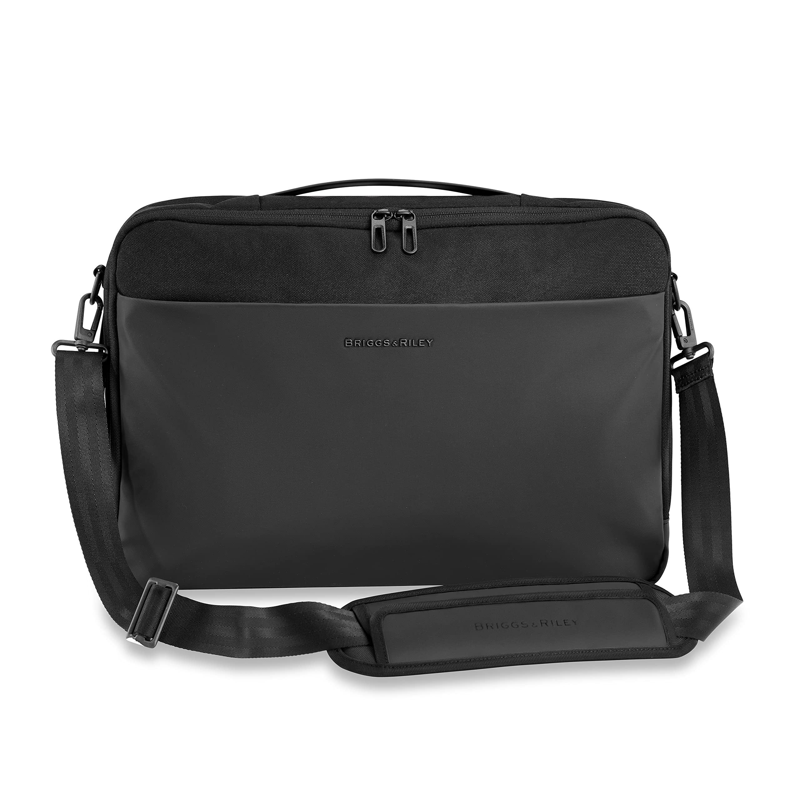 Briggs & Riley Hybrid Convertible Laptop Backpack Briefcase for Business & Travel - Black 11.5