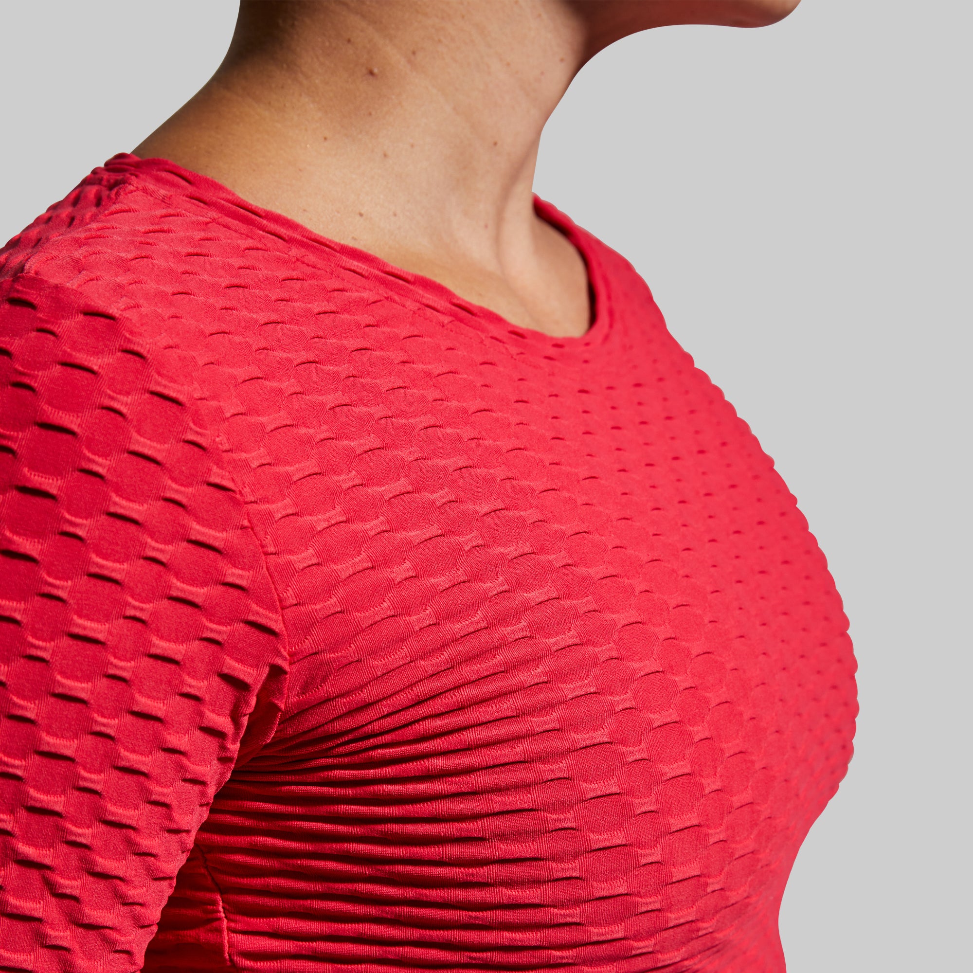 Summit Crop Top for Women - Trendy Electric Punch Color, Casual & Workout T-Shirt - Perfect for Yoga, Gym, and Summer Outfits