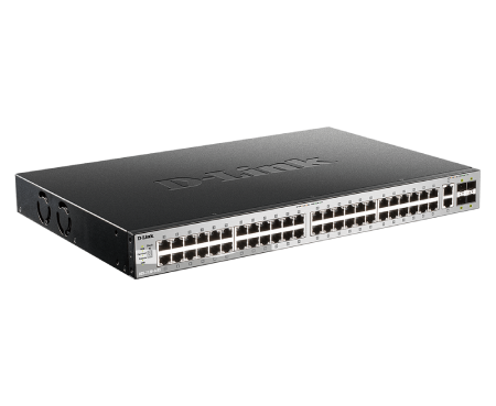 D-Link DGS-3130-54TS 54-Port Gigabit Ethernet Switch | Layer 3 Lite Managed | Stackable | for Office Networks & Data Centers | High-Speed Connectivity Solution