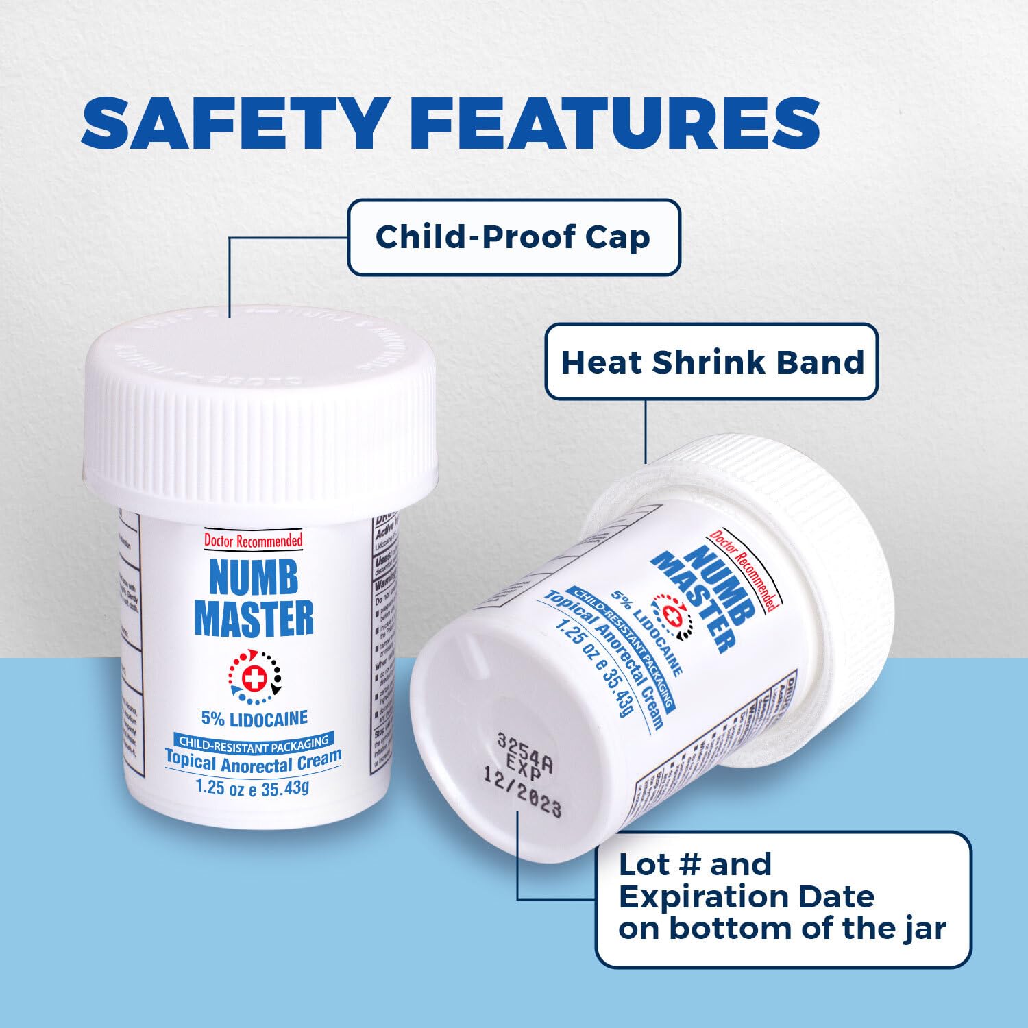 Clinical Resolution Numb Master 10 Pack - 5% Lidocaine Maximum Strength Numbing Cream for Pain Relief | Fast Acting Topical Anesthetic with Aloe Vera & Vitamin E | Long Lasting Numbness for Tattoos, Waxing & Medical Procedures