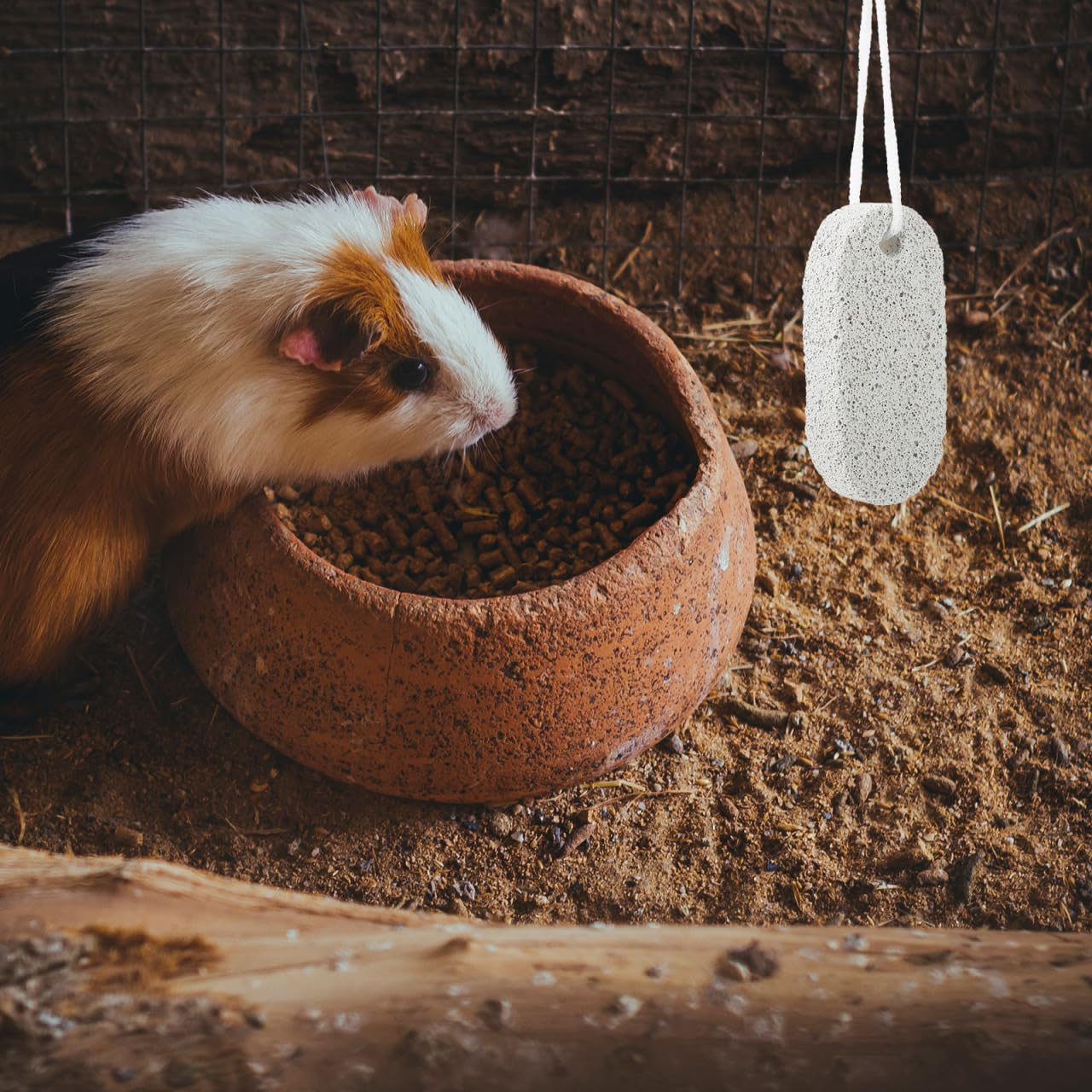 5pcs Natural Wooden Rabbit Chew Toys for Small Pets - Hamster Teeth Grinding Stone, Guinea Pig Chews, Bunny Toys for Bunnies - Perfect for Cage Enrichment and Dental Health