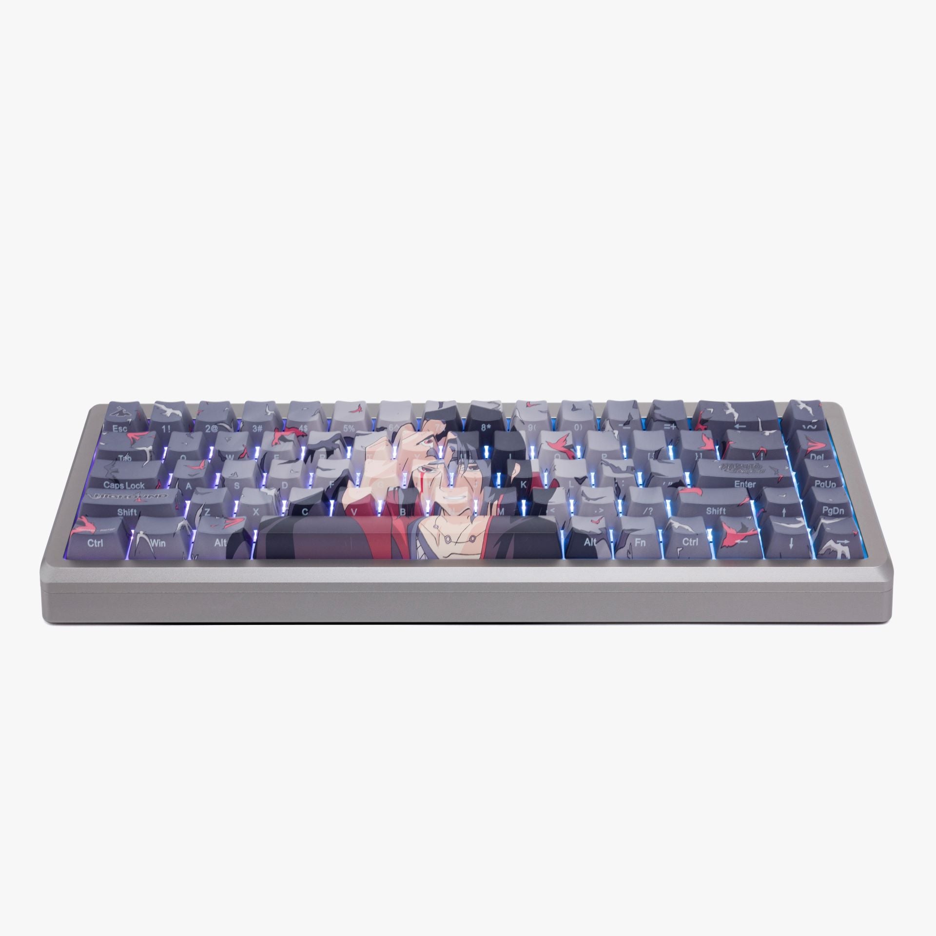 Naruto x HG Summit 65 Keyboard - Itachi Uchiha Themed Mechanical Gaming Keyboard for PC - Perfect for Anime Fans & Esports Gamers
