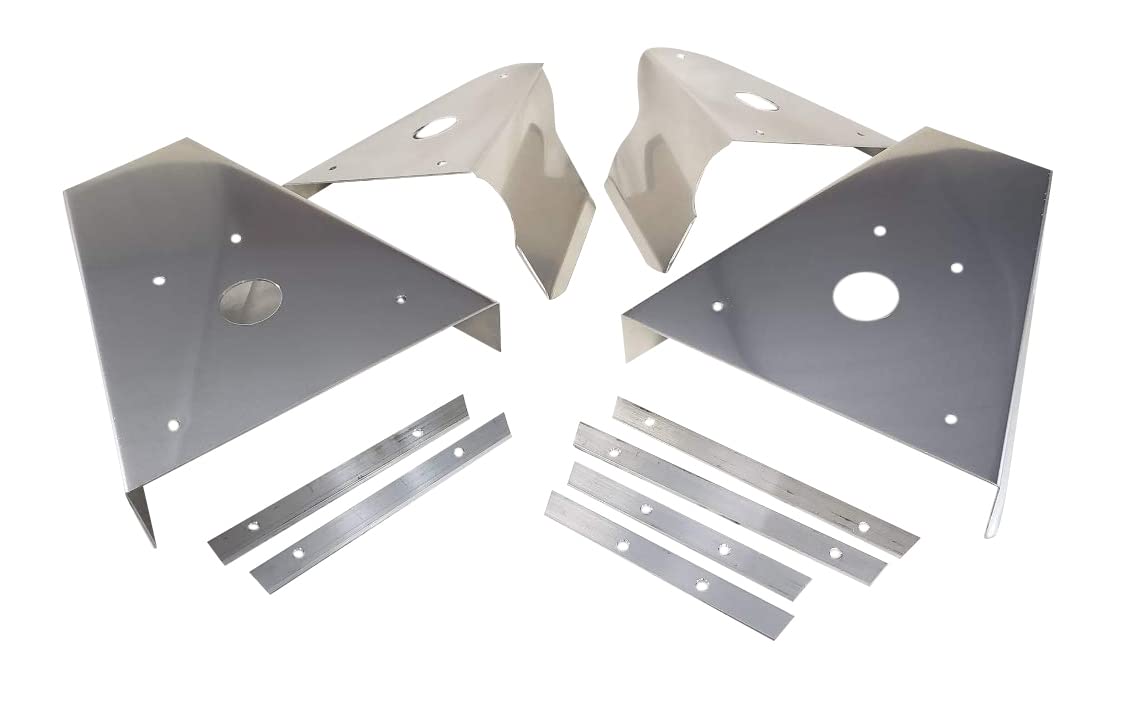 Heavy Duty Front & Rear A-Arm Skid Plates for Honda Pioneer 700 (2017-2025 Models) - Durable Off-Road Protection for Mud, Rocks & Trail Riding