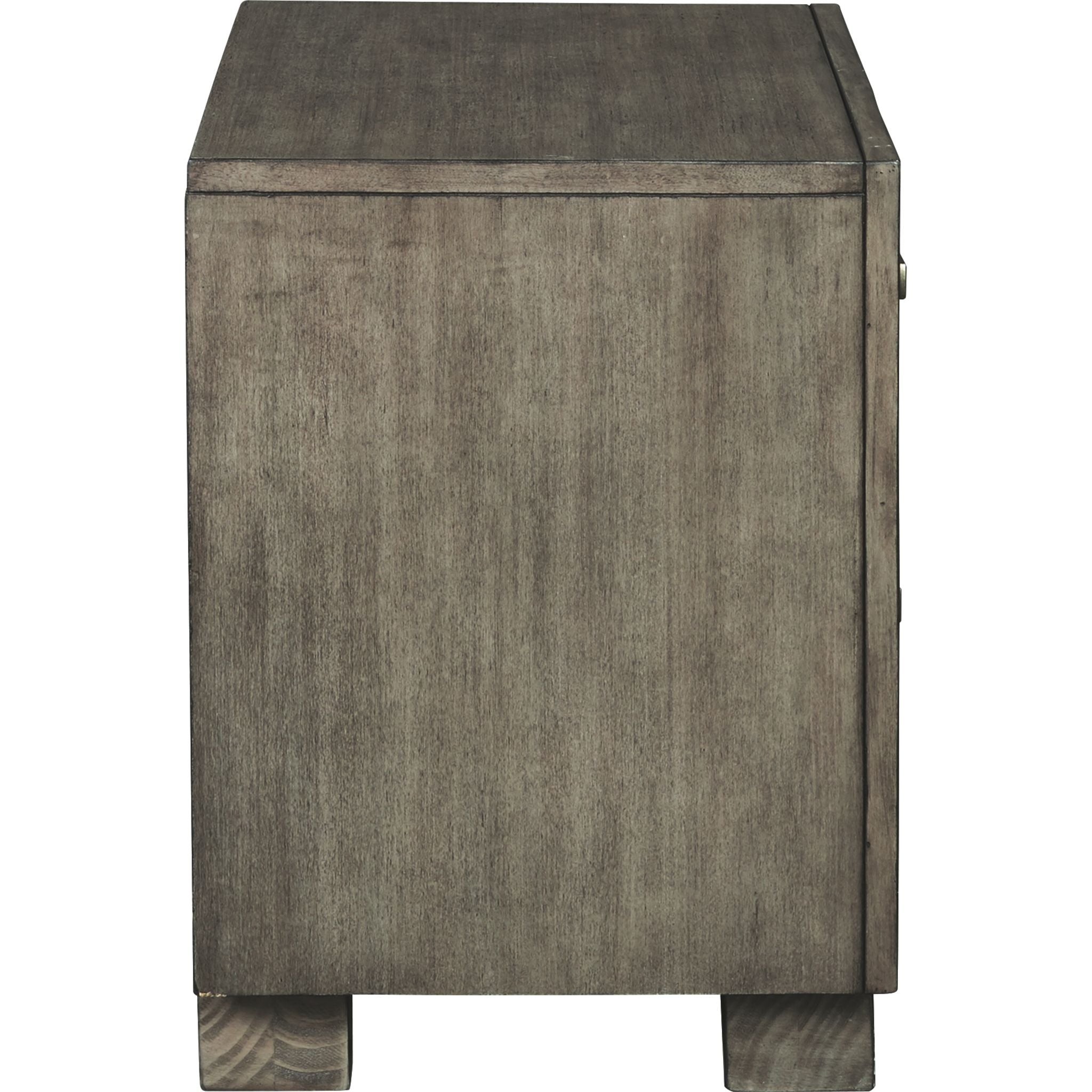 Arnett Nightstand - Modern Gray Bedside Table with Storage Drawer for Bedroom, Living Room, or Office - Compact Night Stand with Sleek Design