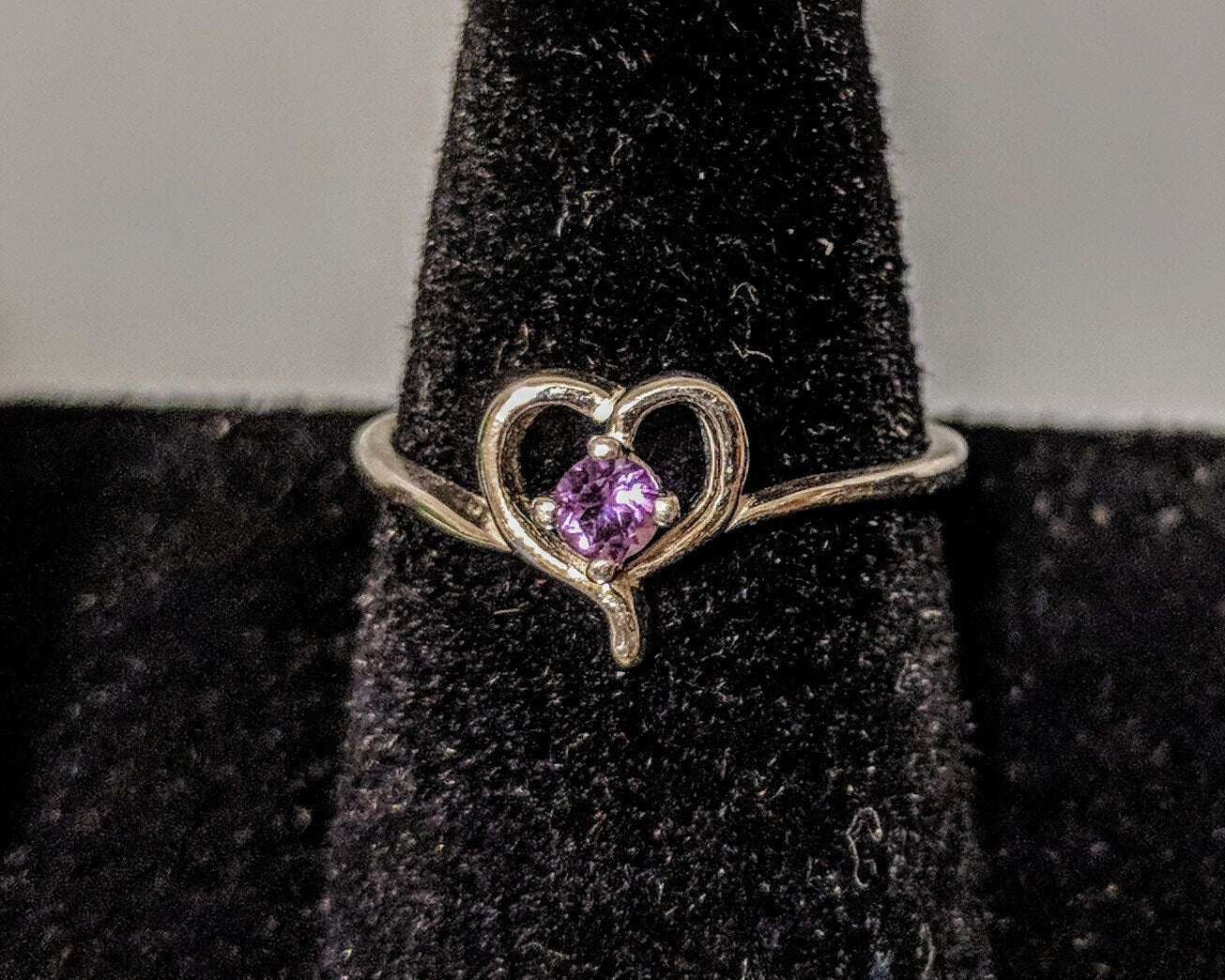 Natural Gemstone Heart Ring in Sterling Silver - Citrine, Chrome Diopside, Garnet, Peridot, Topaz & Amethyst Birthstone Jewelry | Romantic Gift for Her, Anniversary, Valentine's Day | Perfect for Everyday Wear & Special Occasions