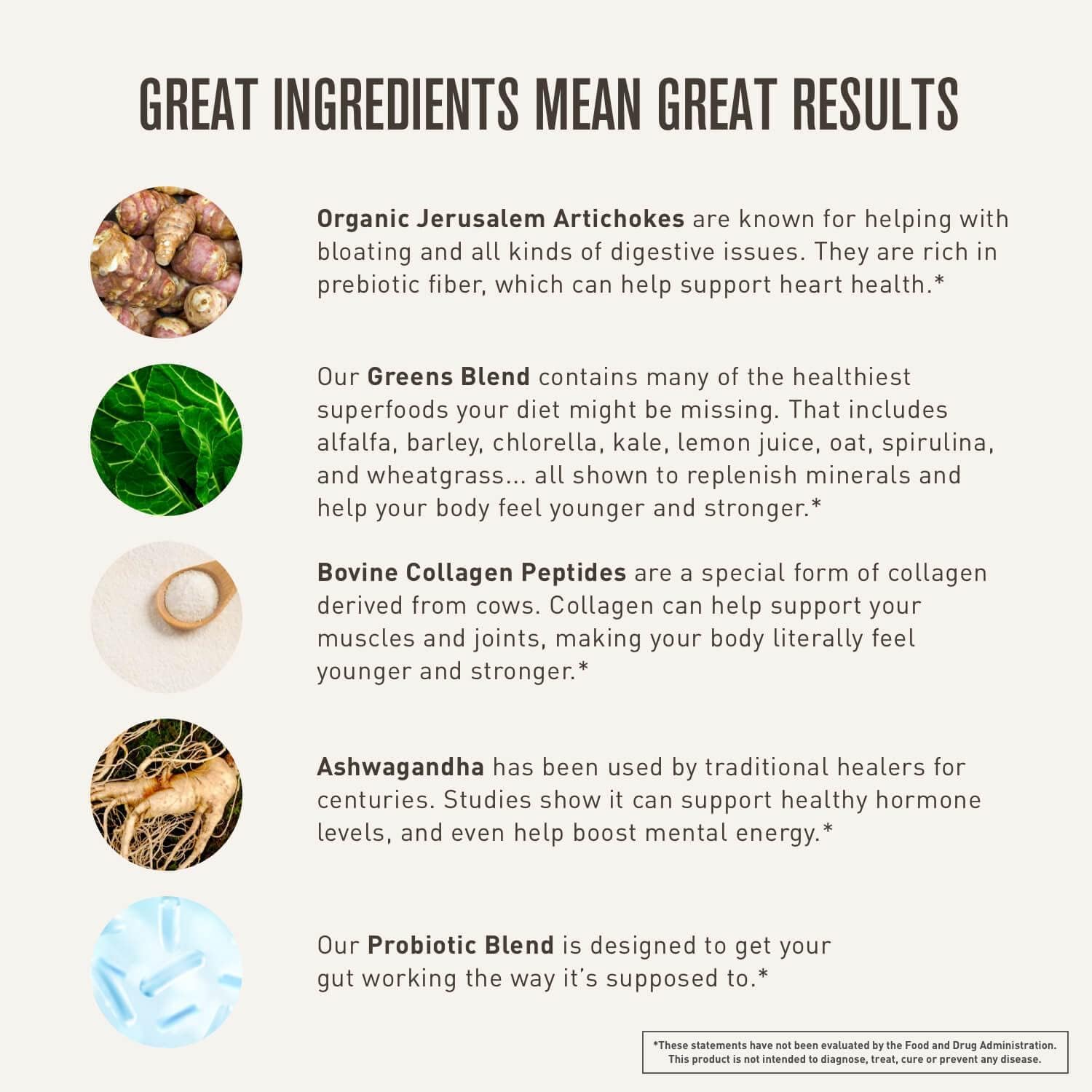 Morning Kick Travel Pack - Greens Superfood Powder with Ashwagandha, Collagen Peptides & Probiotics for Digestive Health & Energy Boost | 10 Servings Strawberry Lemonade Flavor | Perfect for Travel, Workouts & Daily Wellness Routine