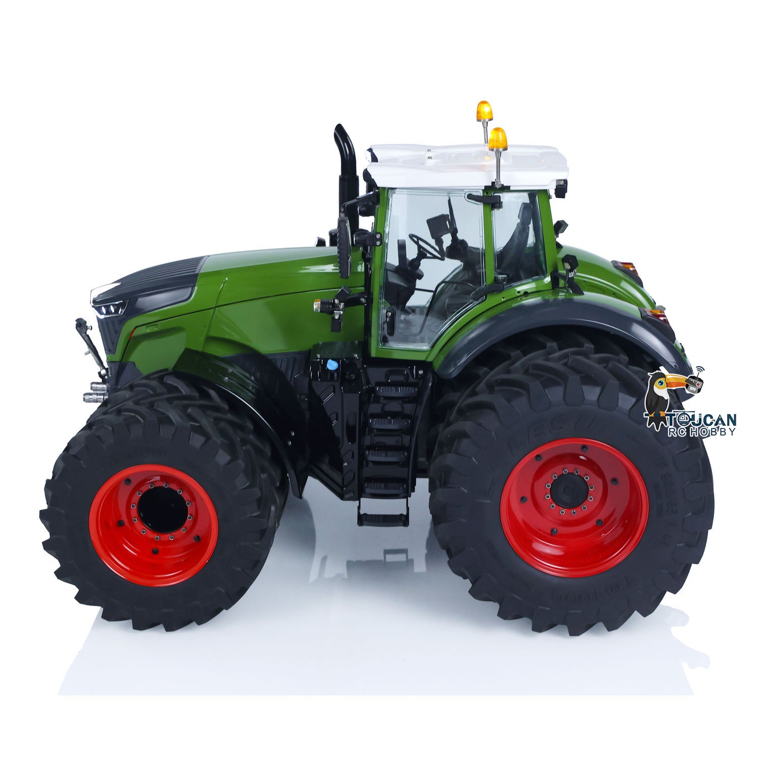 LESU AOUE 1050 1/14 Scale 4x4 RC Tractor Truck with Metal Body, Hydraulic System, Double Wheels, Smoke & Sound Effects - Remote Control Farm Vehicle for Kids & Adults - Perfect for Agricultural Play, Farm Simulation & RC Hobby Enthusiasts