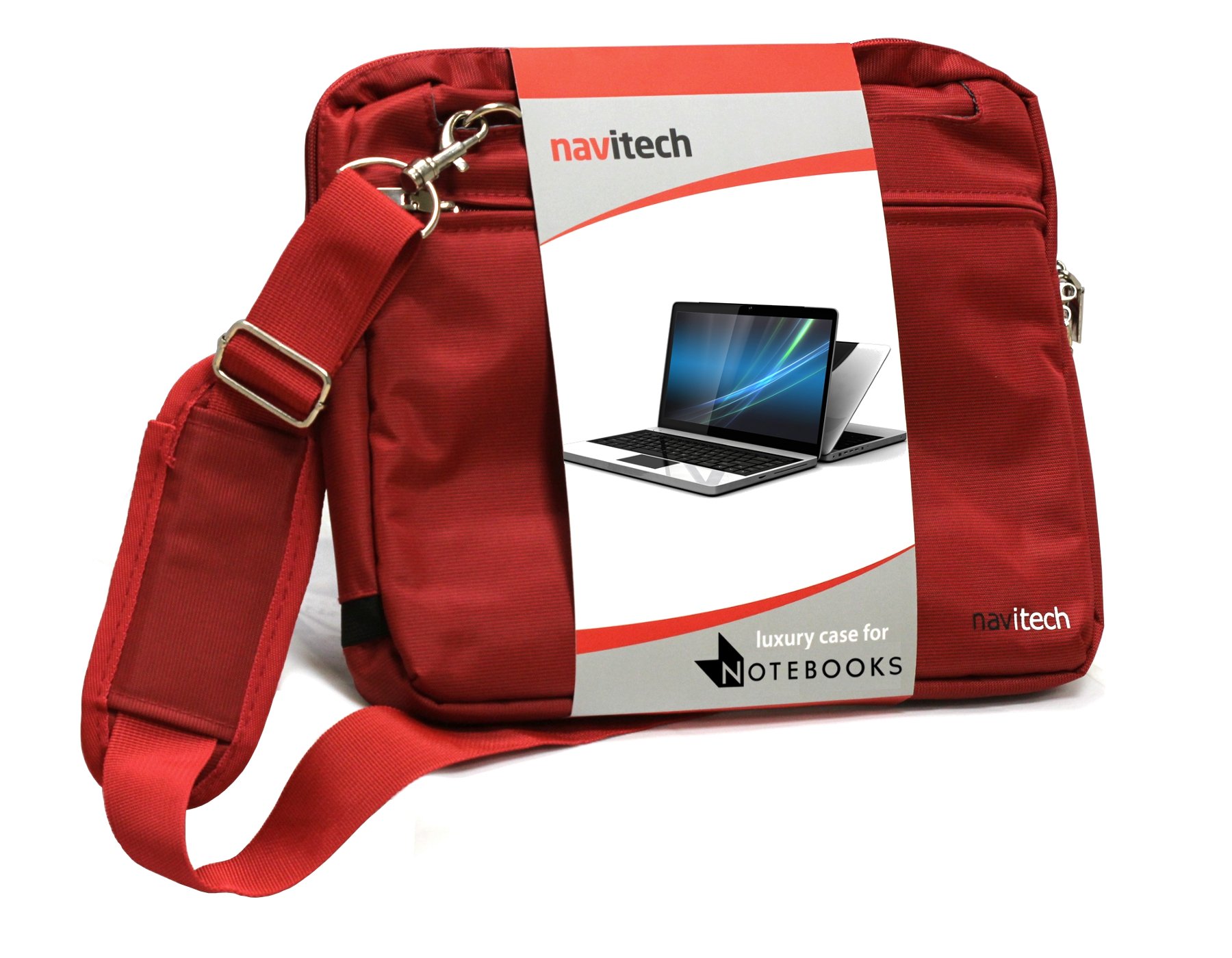 Navitech Premium Laptop Backpack - Waterproof 15.6 Inch Computer Bag with USB Charging Port for Men & Women - Perfect for Business Travel, College & Daily Commute