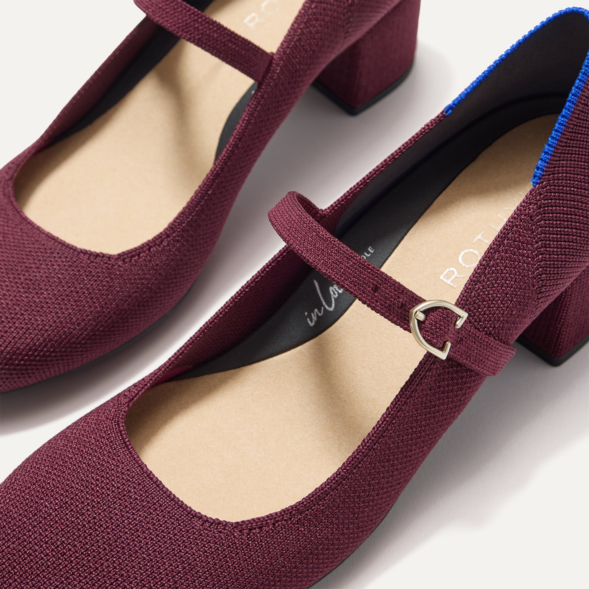 Elegant Wine Red Mary Jane Heels - Women's Classic Vintage Block Heel Shoes for Weddings, Parties & Office Wear