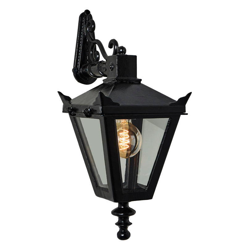 Alphington 1Lt Outdoor Wall Lamp - Cast Iron Black Finish - Weatherproof Exterior Light for Porch, Patio & Garden - Perfect for Home & Commercial Outdoor Lighting
