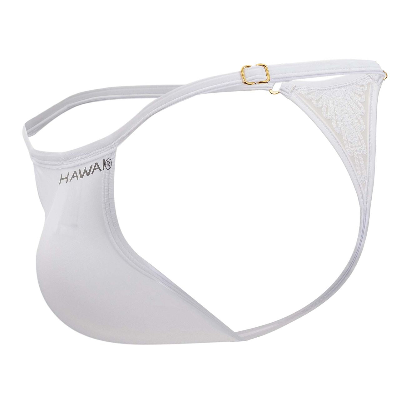 Hawai Microfiber G-String Thong Underwear for Women - Comfortable Seamless White Panties (Style 42317) | Perfect for Yoga, Workout & Everyday Wear