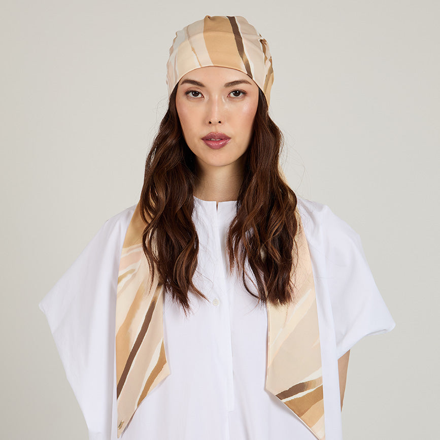 Gigi Satin Headscarf for Women - Soft & Shiny Hair Wrap - Perfect for Sleep, Travel, and Fashion Accessories