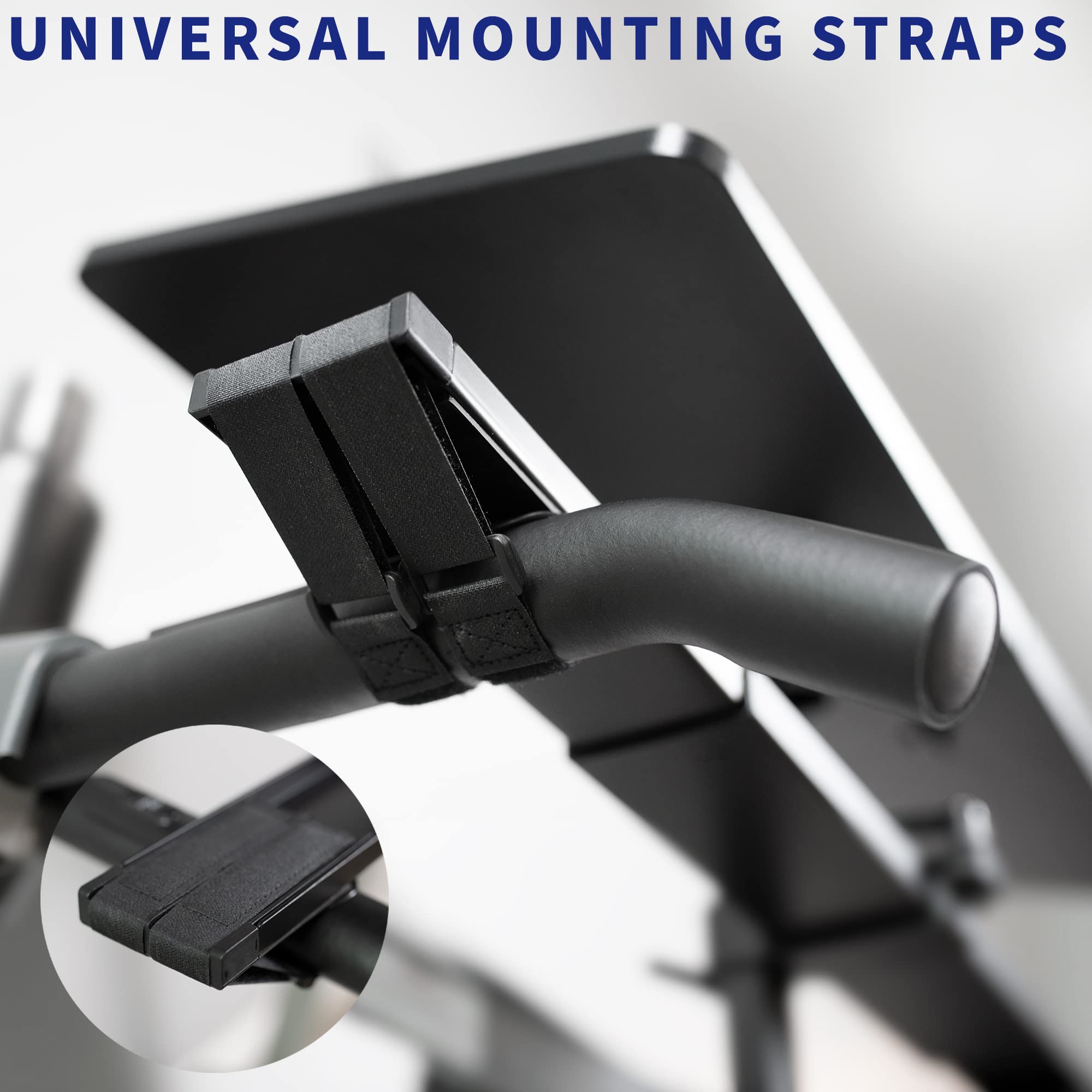 VIVO Adjustable Ergonomic Wooden Laptop Stand for Treadmill - Universal Notebook Mount with Mouse Pad & Wrist Support (Model Stand-TDML4) - Perfect for Home Office, Workstation & Fitness Workouts