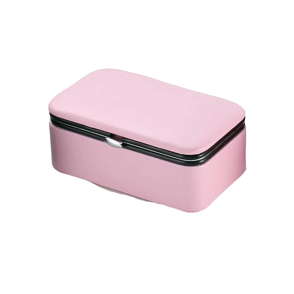 Elegant Mini Portable Jewelry Box for Women - Travel Jewelry Organizer for Earrings, Rings & Accessories - Perfect for Travel, Home Storage & Gift Giving