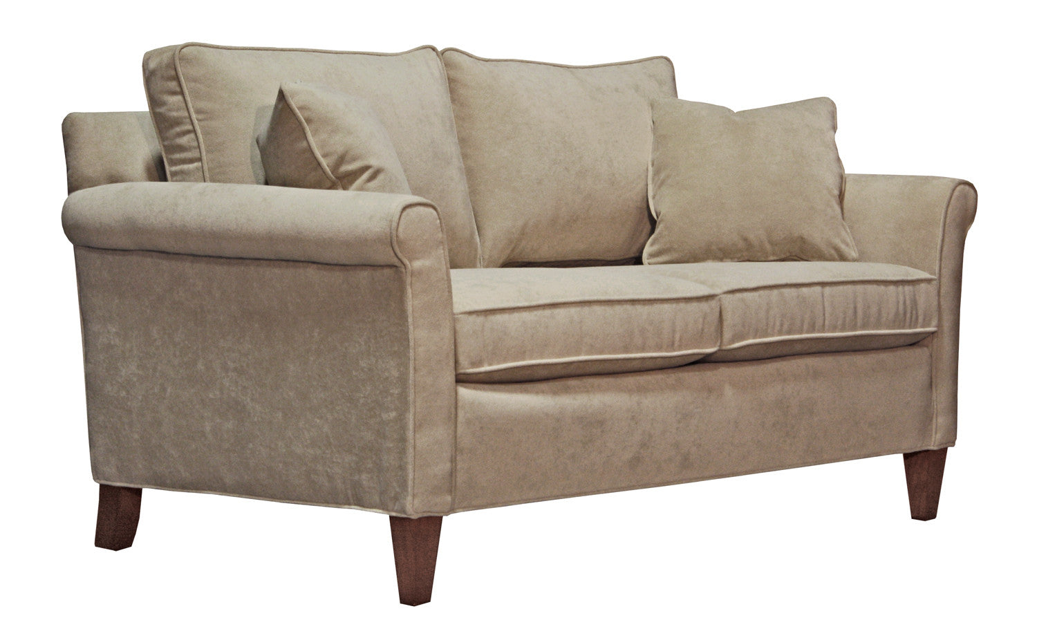 Oscar Loveseat Sofa - Modern 2-Seater Couch for Small Spaces, Living Room, Apartment & Office - Comfortable Upholstered Furniture with Soft Fabric & Sturdy Frame