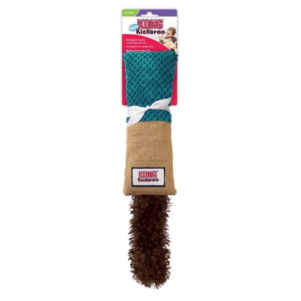 KONG Kickeroo Cuddler Cat Toy - Durable Kitten Play Toy with Catnip for Indoor Cats - Perfect for Playtime, Training & Stress Relief