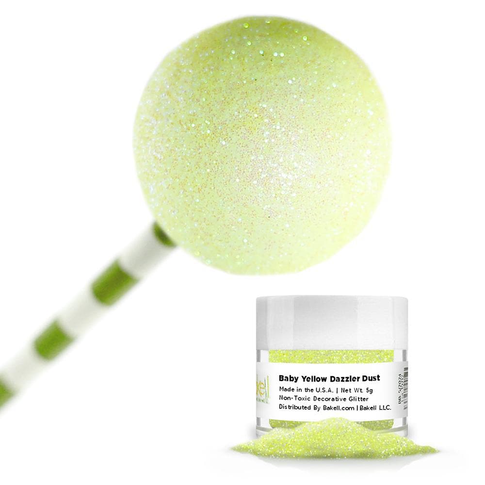 Wholesale Baby Yellow Dazzler Dust - Glitter Powder for DIY Crafts, Nail Art, and Party Decorations | Safe & Non-Toxic for Kids