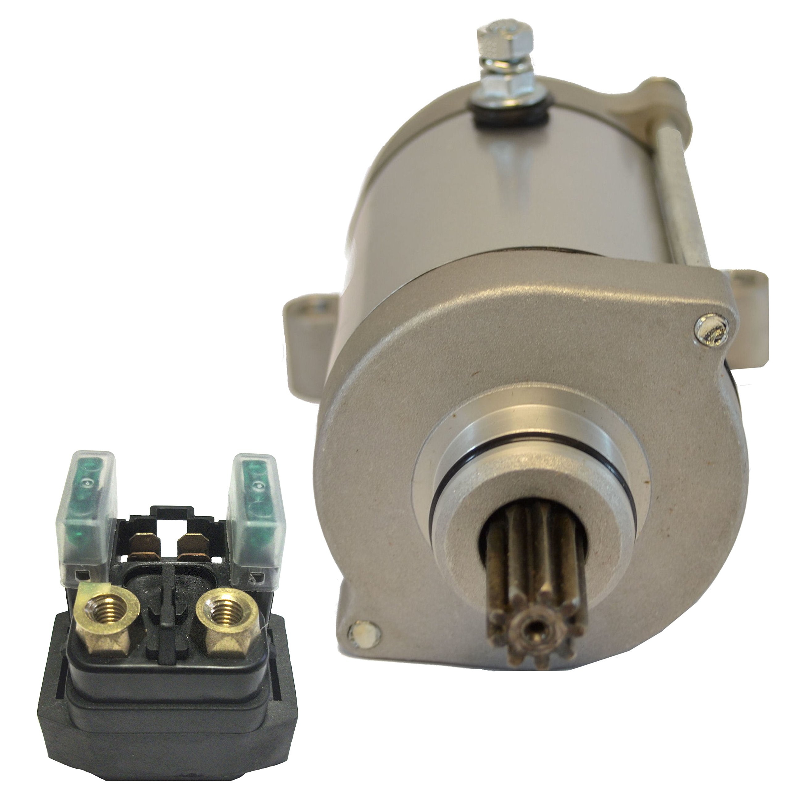 Yamaha Grizzly 400 450 YFM400 YFM450 ATV Starter Relay Solenoid Replacement (2007-2008 Models) - Perfect for Off-Roading, Hunting & Trail Riding