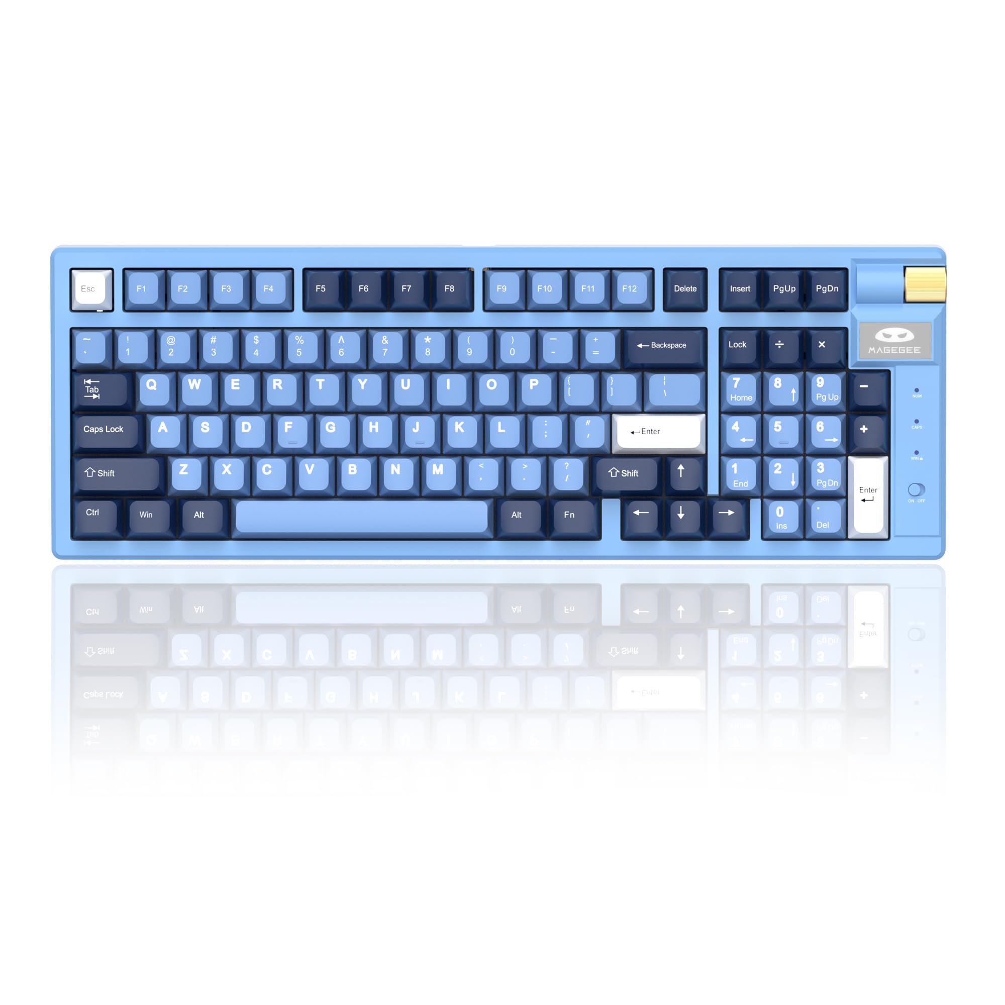 MageGee Wireless Mechanical Keyboard - Tri-Mode RGB Gaming Keyboard for PC & Office Use