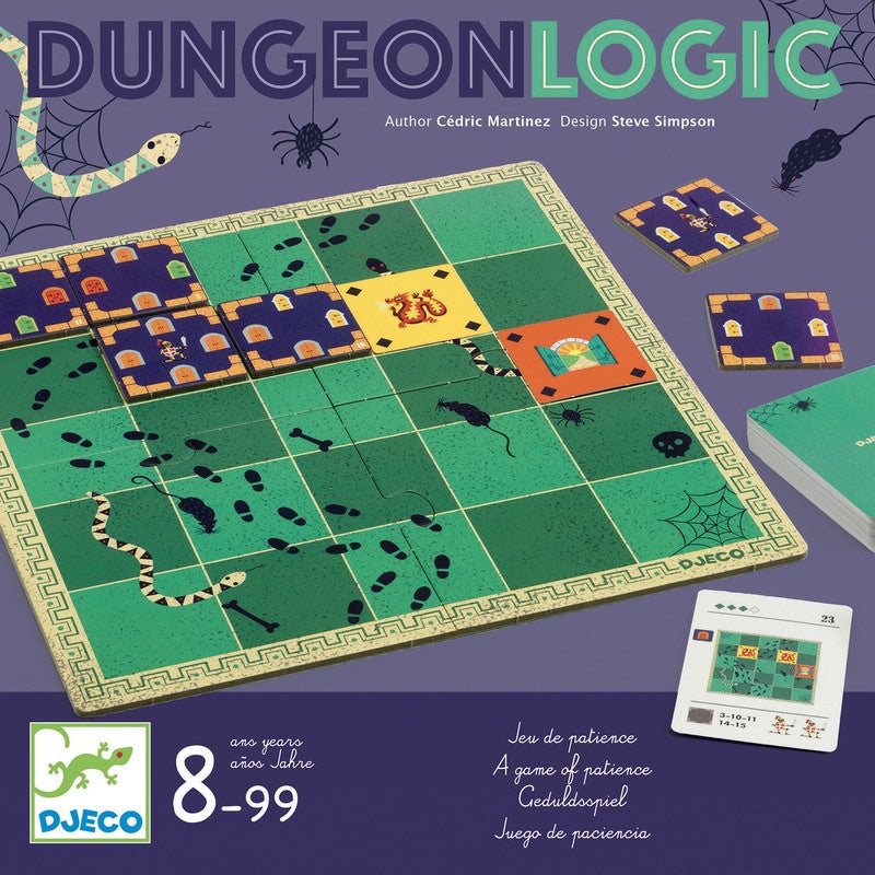 Dungeon Logic Game - Challenging Puzzle Board Game for Adults & Teens | Perfect for Family Game Nights & Brain Training