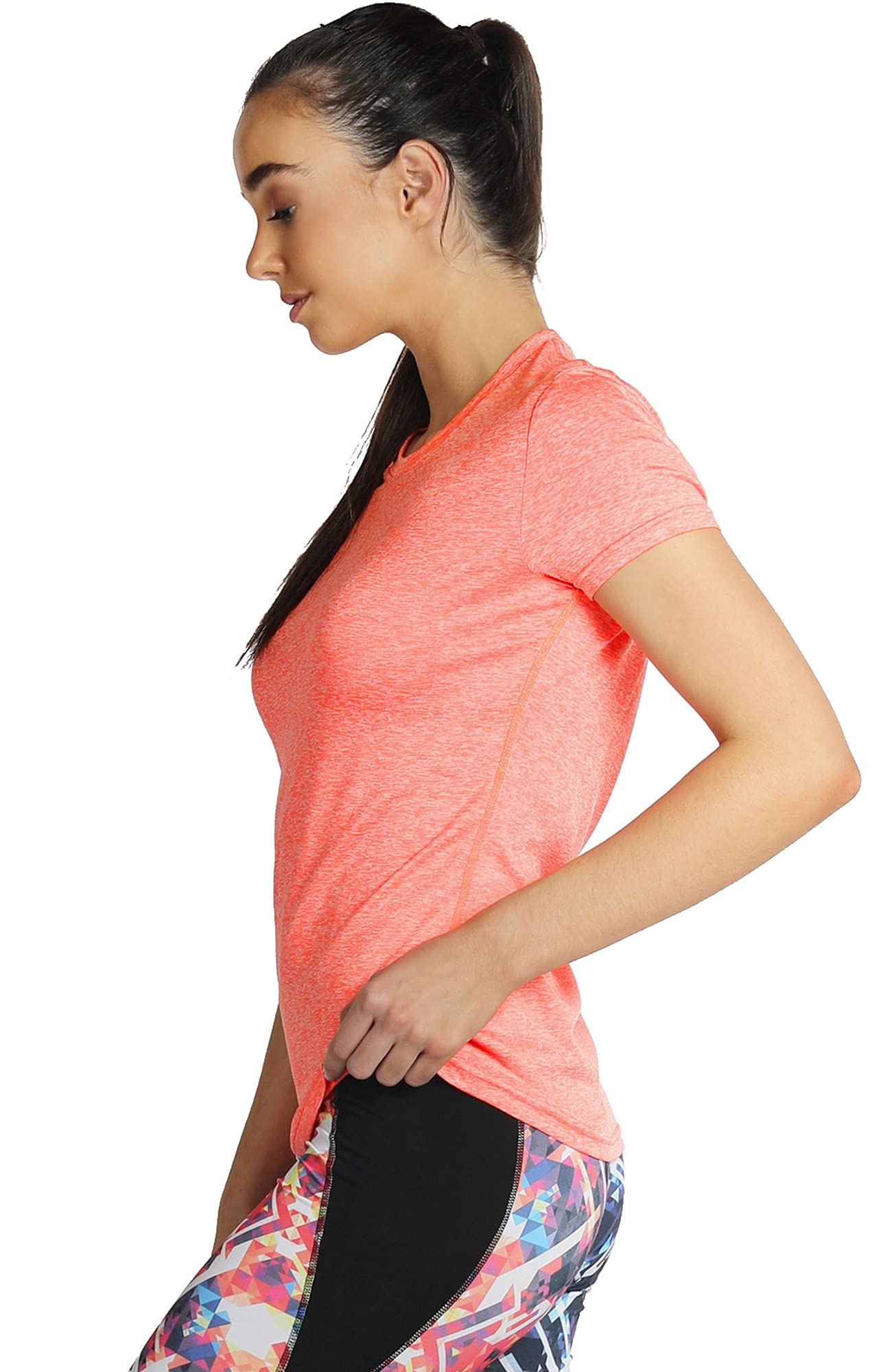 ICY ZONE Women's Workout Running T-Shirts - Breathable Athletic Yoga Tops for Gym, Fitness & Exercise (3-Pack) | Perfect for Running, Yoga, HIIT & Active Lifestyle