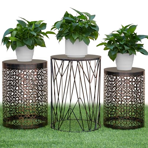 Flower Black With Bronze