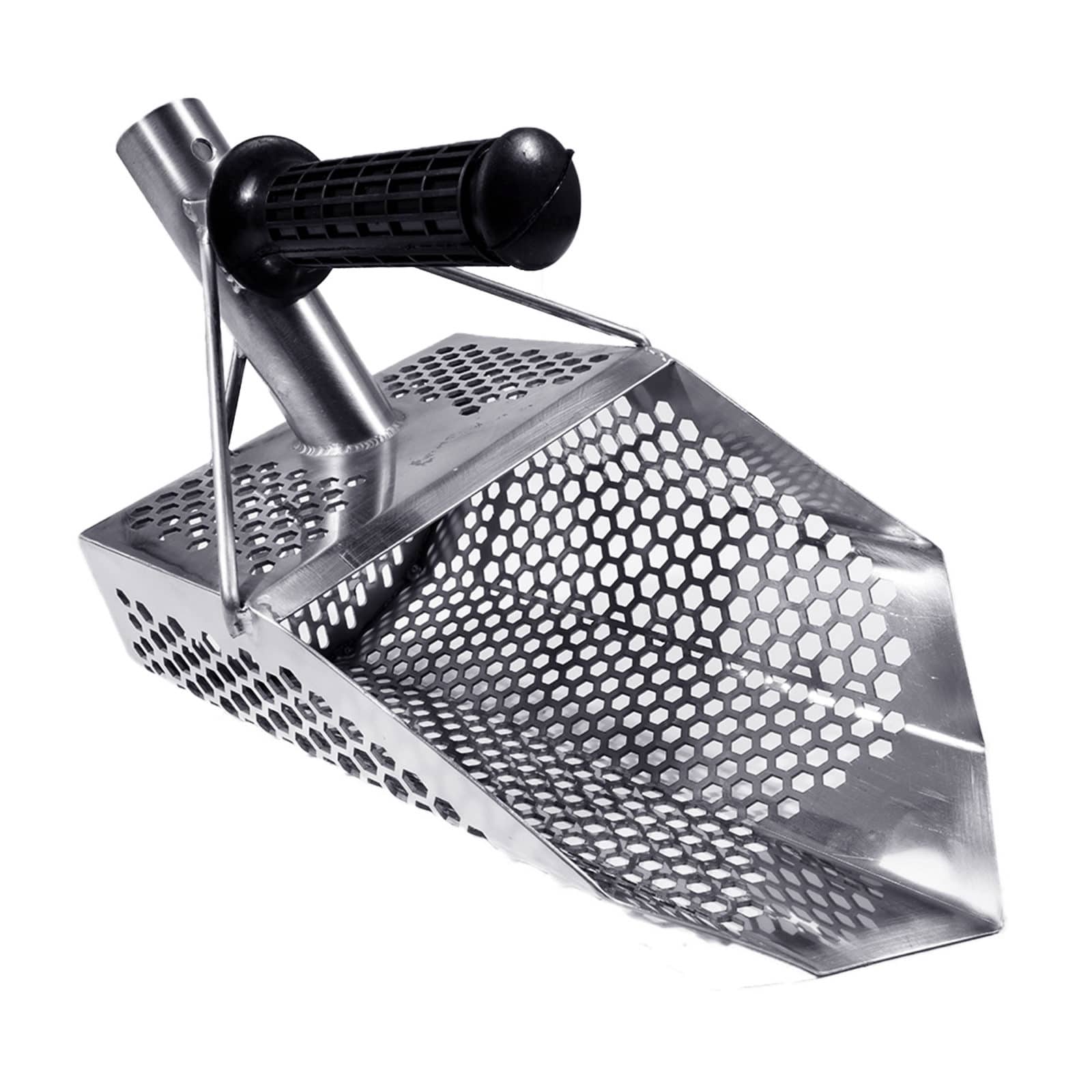 Dune Scoops ProSeries Typhon Beach Sand Scoop - 1.5mm 304 Stainless Steel with 5/7/9mm Combined Holes - Metal Detecting Accessories for Treasure Hunting at Beach, Shoreline & Desert
