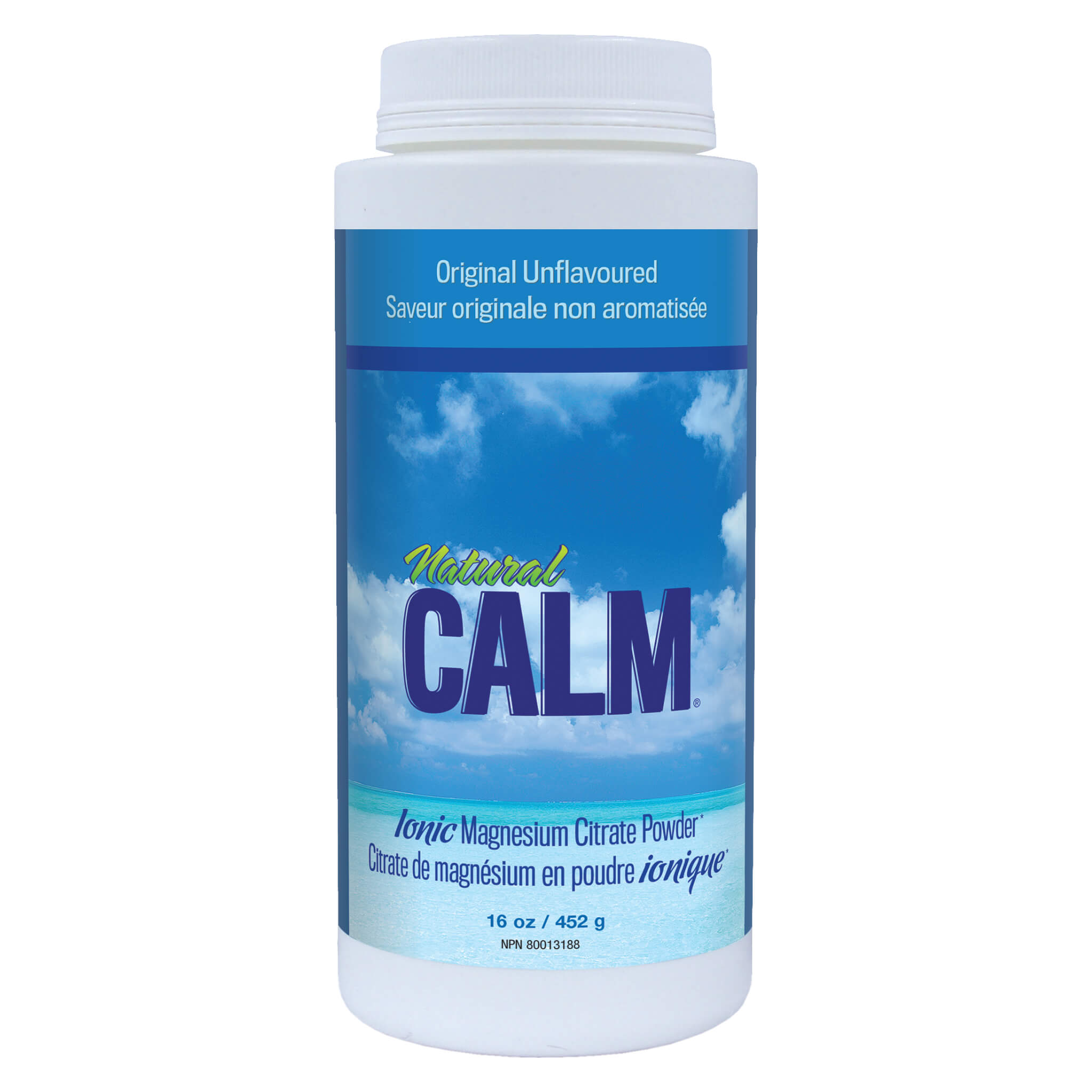 Natural Calm Magnesium Citrate Powder Supplement - Stress Relief & Sleep Aid for Relaxation, Muscle Recovery & Better Sleep - Perfect for Nighttime, Workout Recovery & Daily Wellness