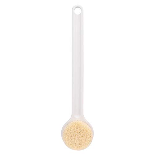 Premium Body Brush for Shower & Bath - White & Green Options - Exfoliating Massage Brush with Good Toughness & Elasticity - Gentle Skin Cleansing for Spa, Bathhouse & Home Bathroom Use