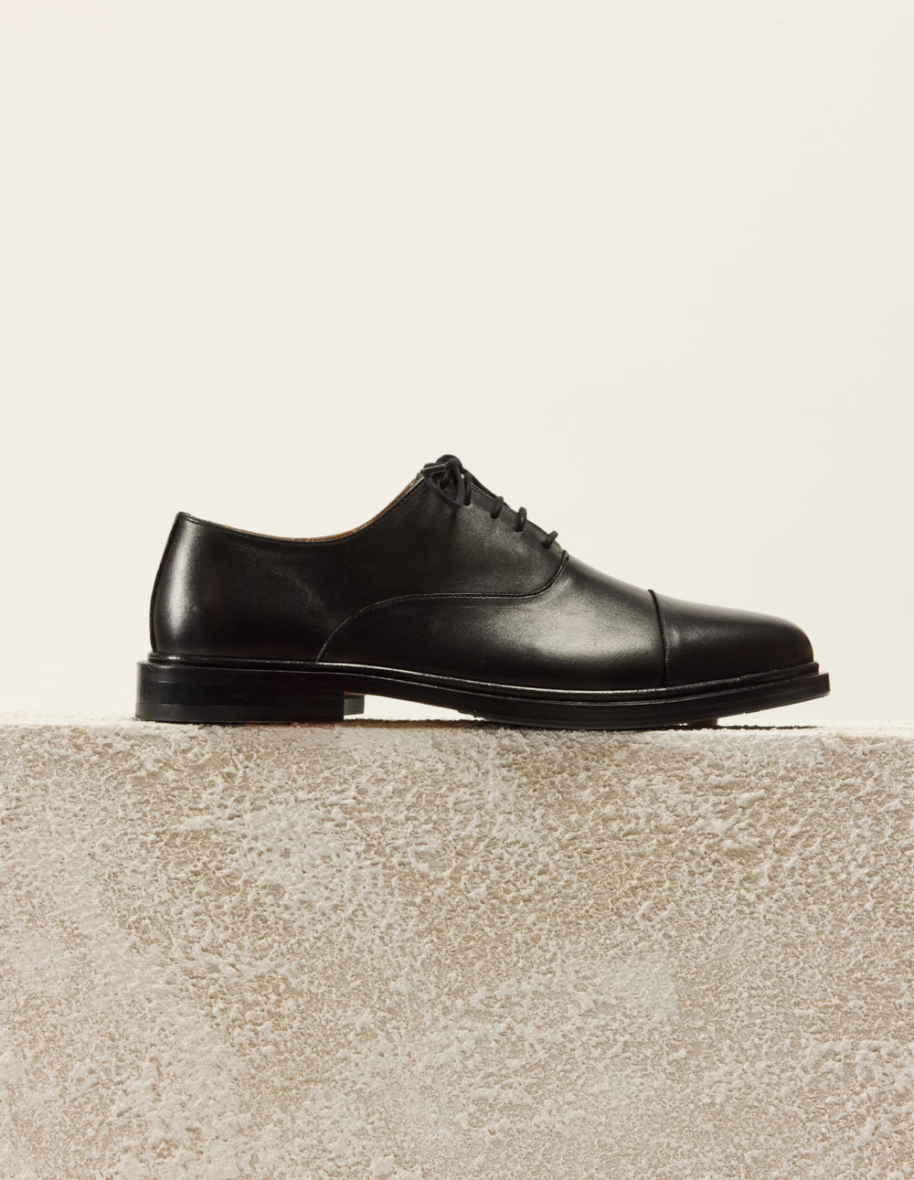 Derbies LÃ©andre Black Leather Shoes for Men | Classic Formal & Casual Dress Shoes | Perfect for Office, Weddings & Business Events