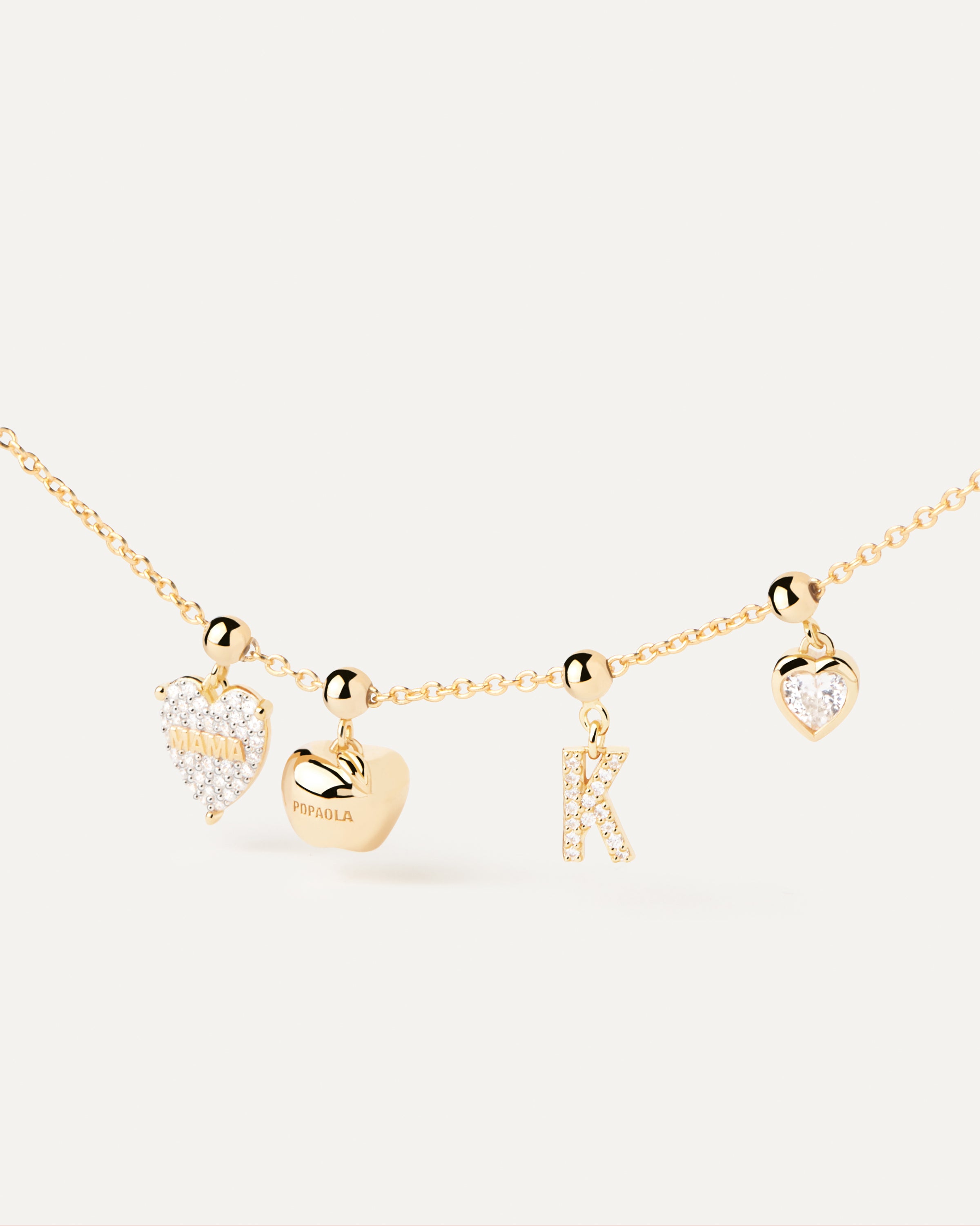 Apple Charm Pendant Necklace - Cute & Elegant Jewelry Gift for Women & Girls - Perfect for Everyday Wear, Birthdays & Special Occasions