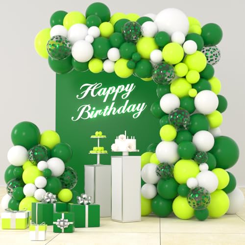 Green White