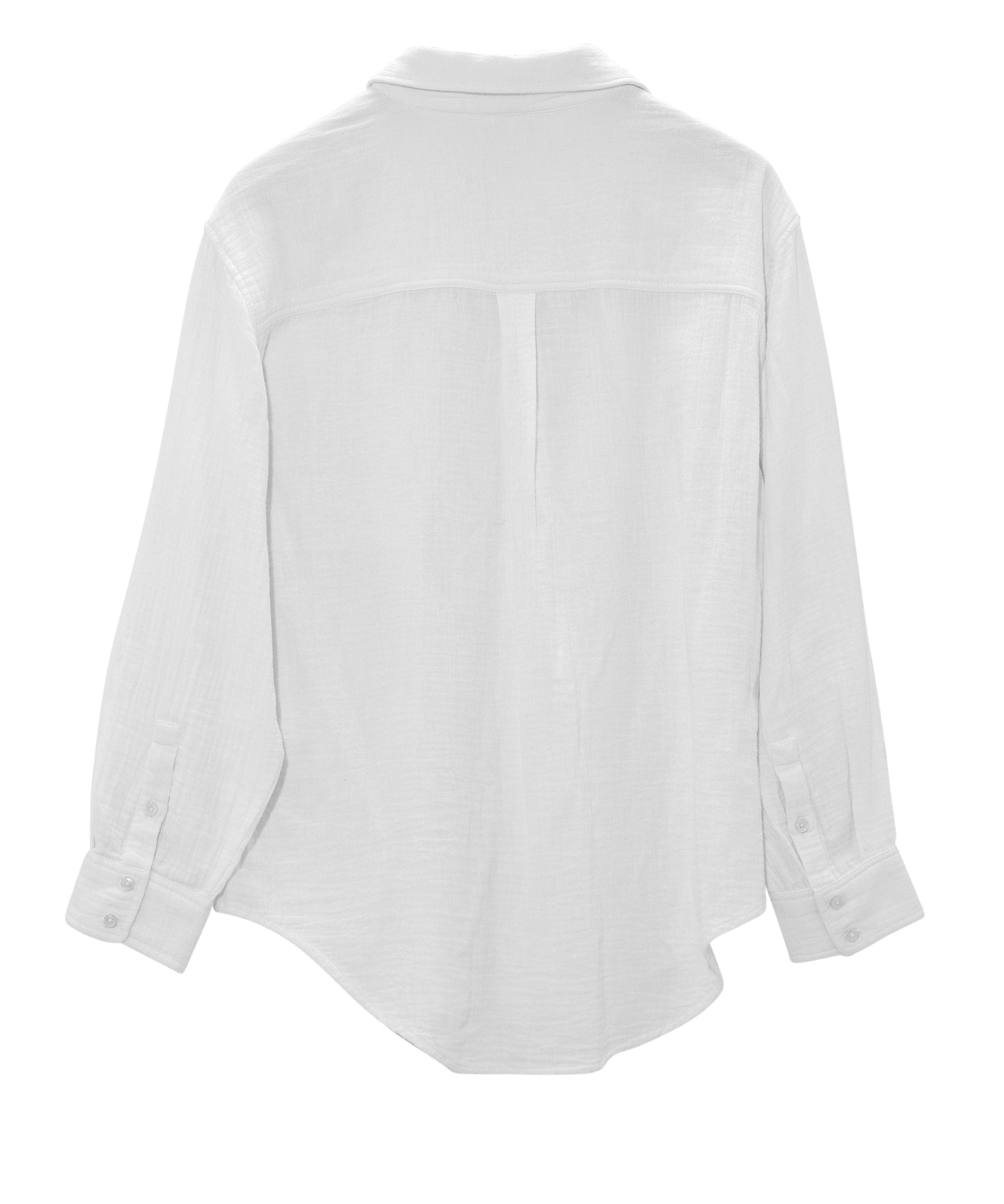 Supersoft Gauze Boyfriend Shirt for Women - Comfortable Loose Fit Long Sleeve Top for Casual Wear, Date Night & Layering