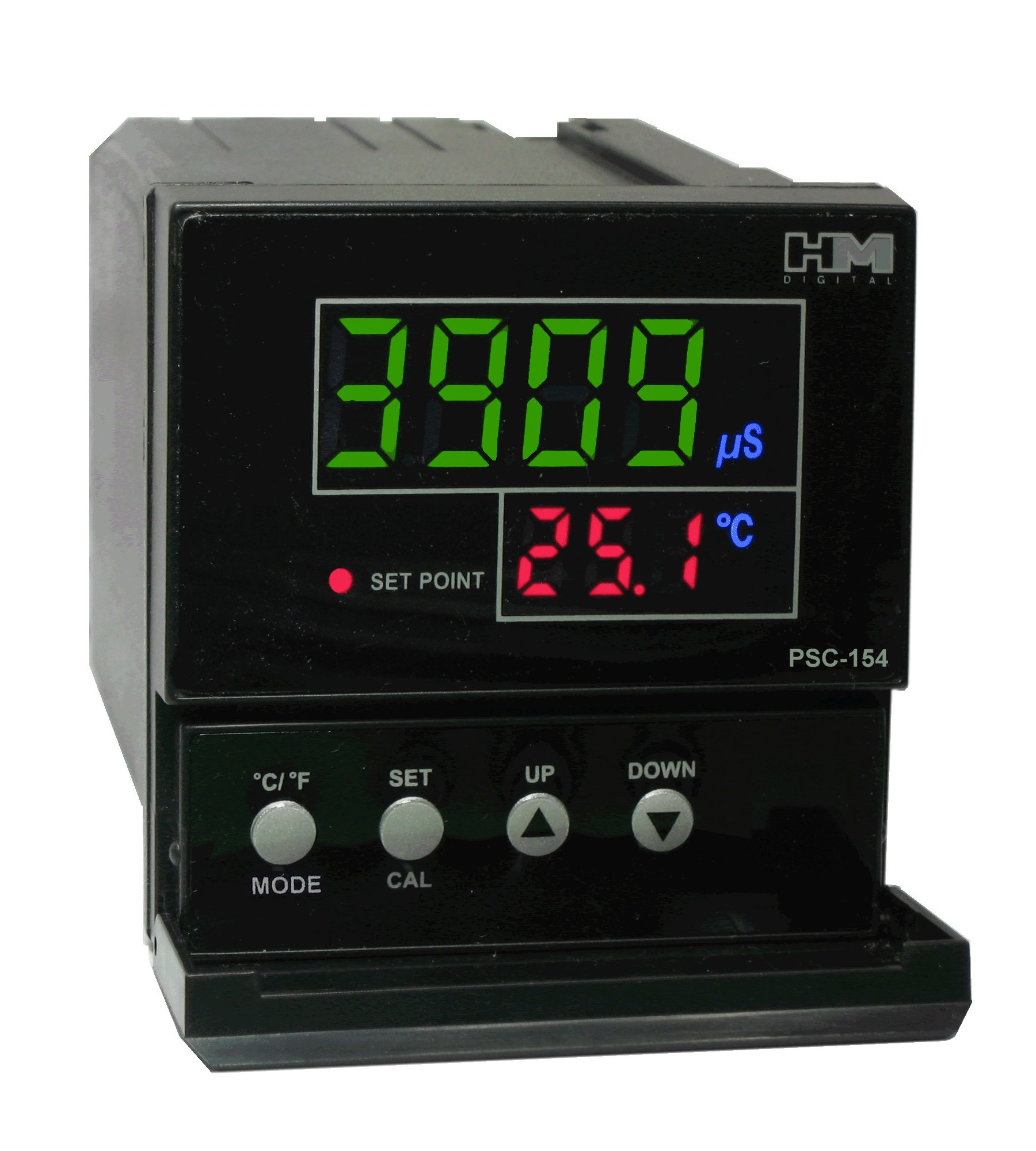 HM Digital PSC-154 TDS/EC Meter Controller with 4-20mA Output | 0-9999 µS Range, 0.1 µS/ppm Resolution, ±2% Accuracy | Water Quality Testing for Hydroponics, Aquariums & Drinking Water