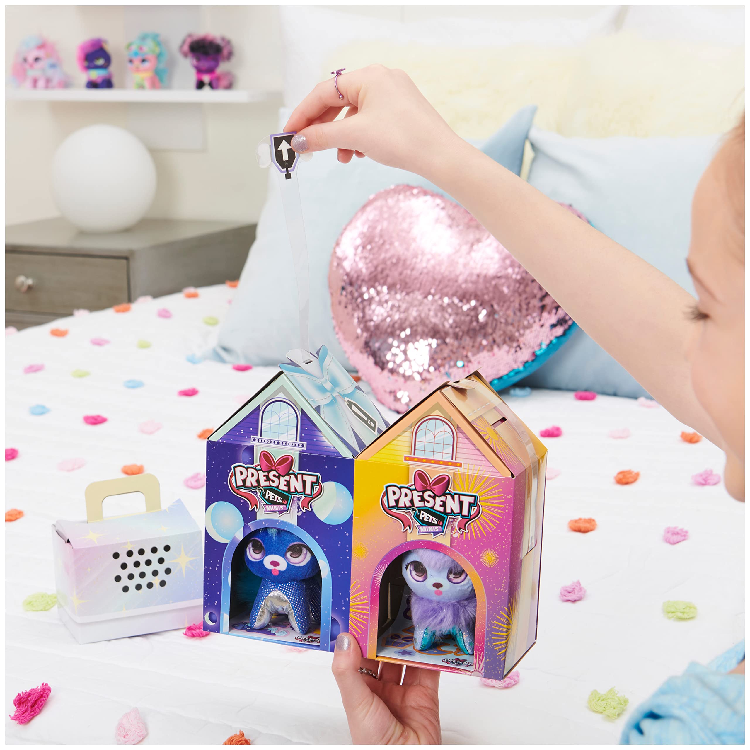 Galaxy Trio 3-Pack Mini Plush Toys (3-inch) - Soft Stuffed Animals for Kids & Girls Age 5+ - Perfect for Birthday Gifts, Bedroom Decor & Playtime Companions