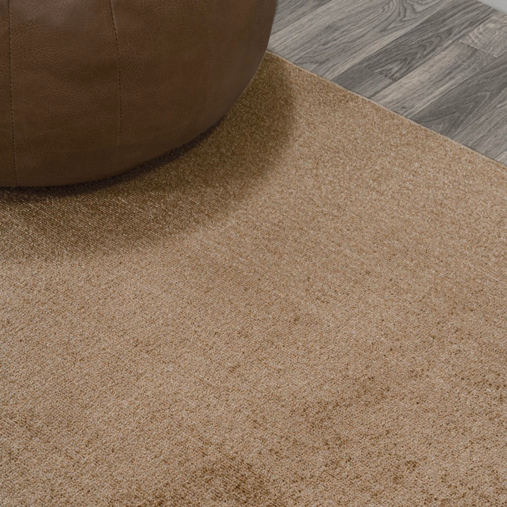 Twyla Classic Solid Low Pile Machine Washable Area Rug - Soft & Durable Non-Slip Living Room Carpet for Bedroom, Nursery & Home Decor