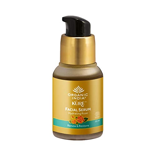 NWIL ORGANIC Kure Facial Serum - Hydrating & Anti-Aging with Rose Extract | Day & Night Moisturizer for Dry, Sensitive Skin | Vegan & Cruelty-Free Skincare