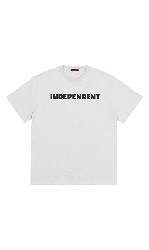 Independent ITC Grind Chest Graphic Men's T-Shirt - White Cotton Tee for Casual Wear, Street Style & Everyday Outfits