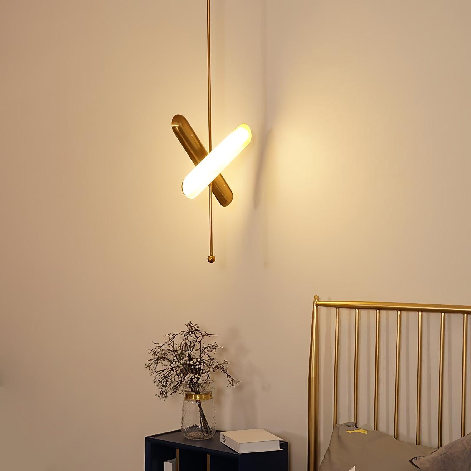 Modern Crystal Capsule Chandelier - Elegant Ceiling Light Fixture for Dining Room, Bedroom & Living Room Decor | Energy Efficient LED Lighting for Home & Office