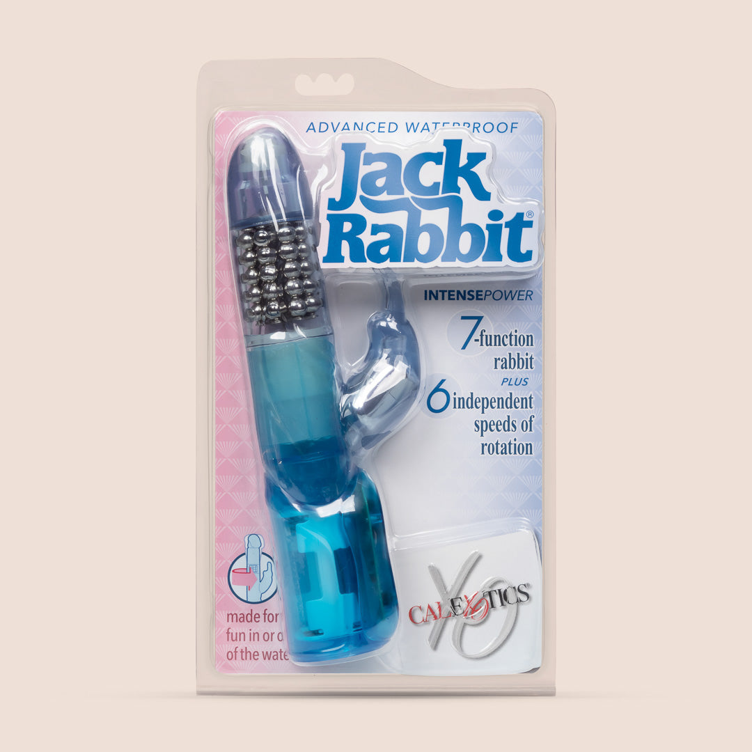 Jack Rabbit® Advanced Waterproof Massager - 3 Rows with Pulsating, Rotating, Vibration & Flickering Modes for Muscle Relaxation & Stress Relief - Perfect for Home Spa, Post-Workout Recovery & Personal Wellness