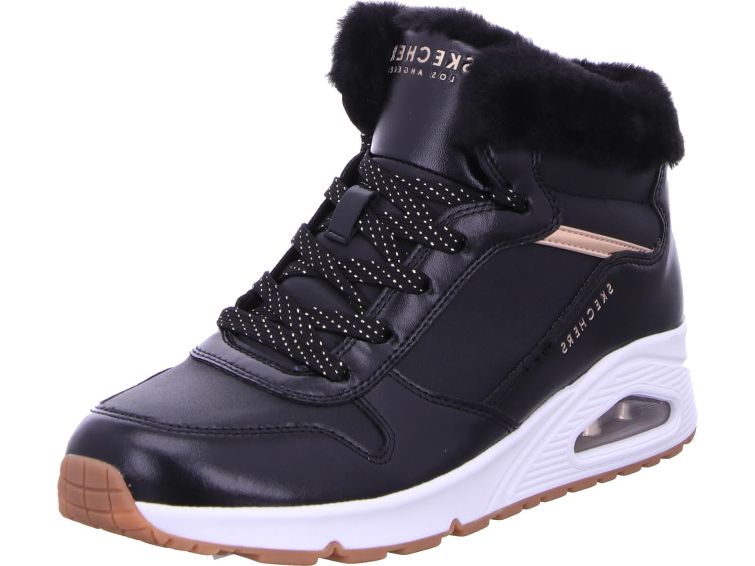 Skechers Girls Uno Cozy on Air Sneakers - Lightweight Comfortable Walking Shoes for Kids, Breathable Mesh & Memory Foam, School Playground & Everyday Wear
