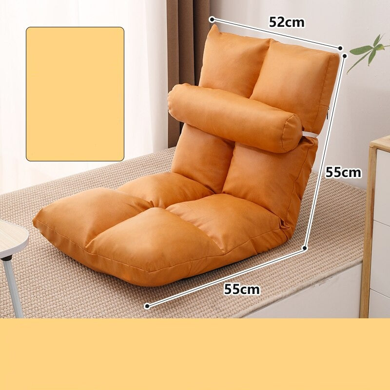 Comfortable Tatami Foldable Recliner Sofa Chair - Adjustable Backrest for Living Room, Bedroom & Outdoor Relaxation | Perfect for Lounging, Napping & Reading