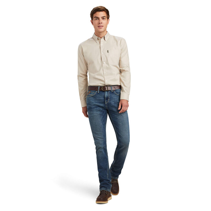 Ariat Men's M8 Modern Judson Slim Fit Jeans - Texarcana Wash | Durable Denim Pants for Work, Riding & Casual Wear